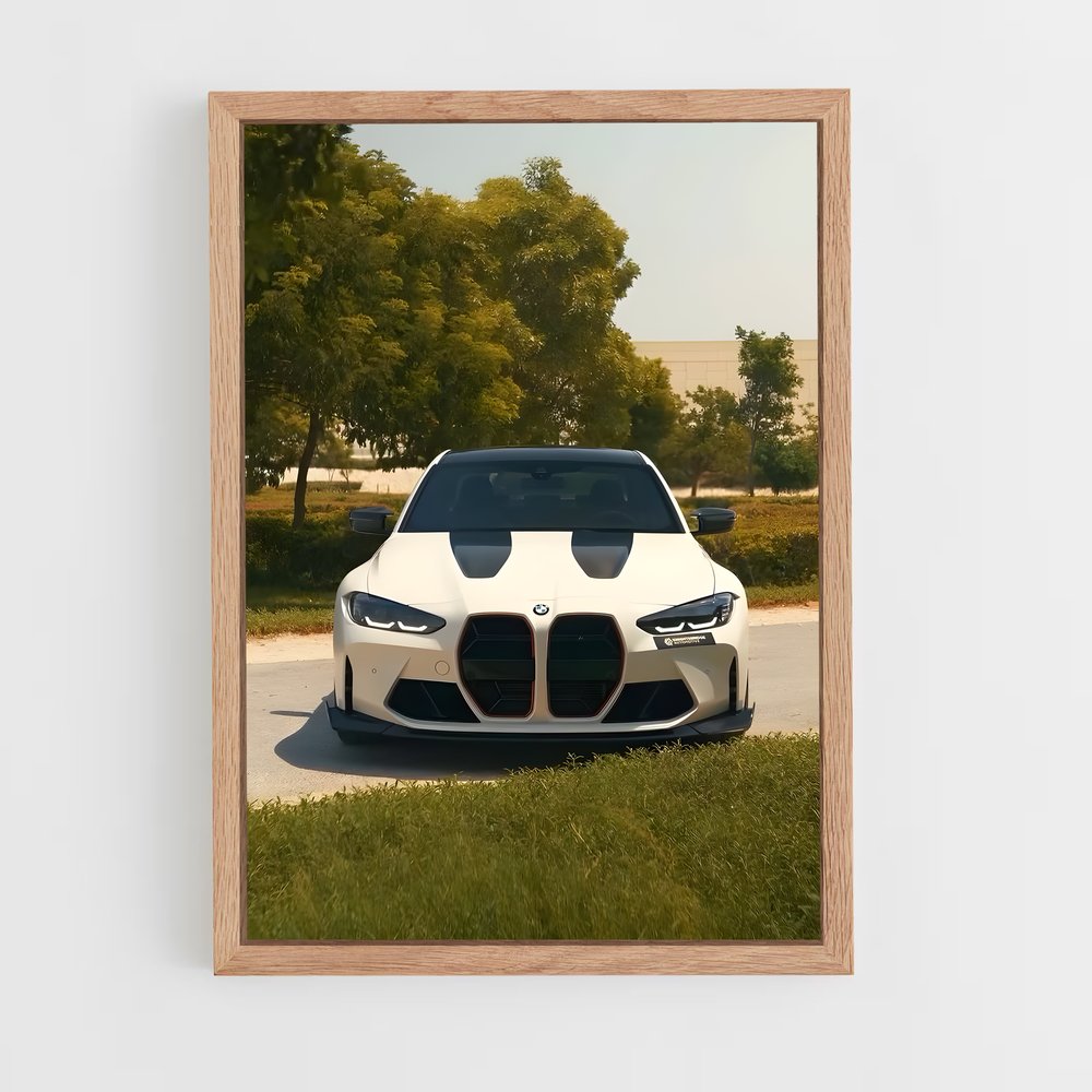 Poster Élégance motorisée – affiche BMW (vue 4)